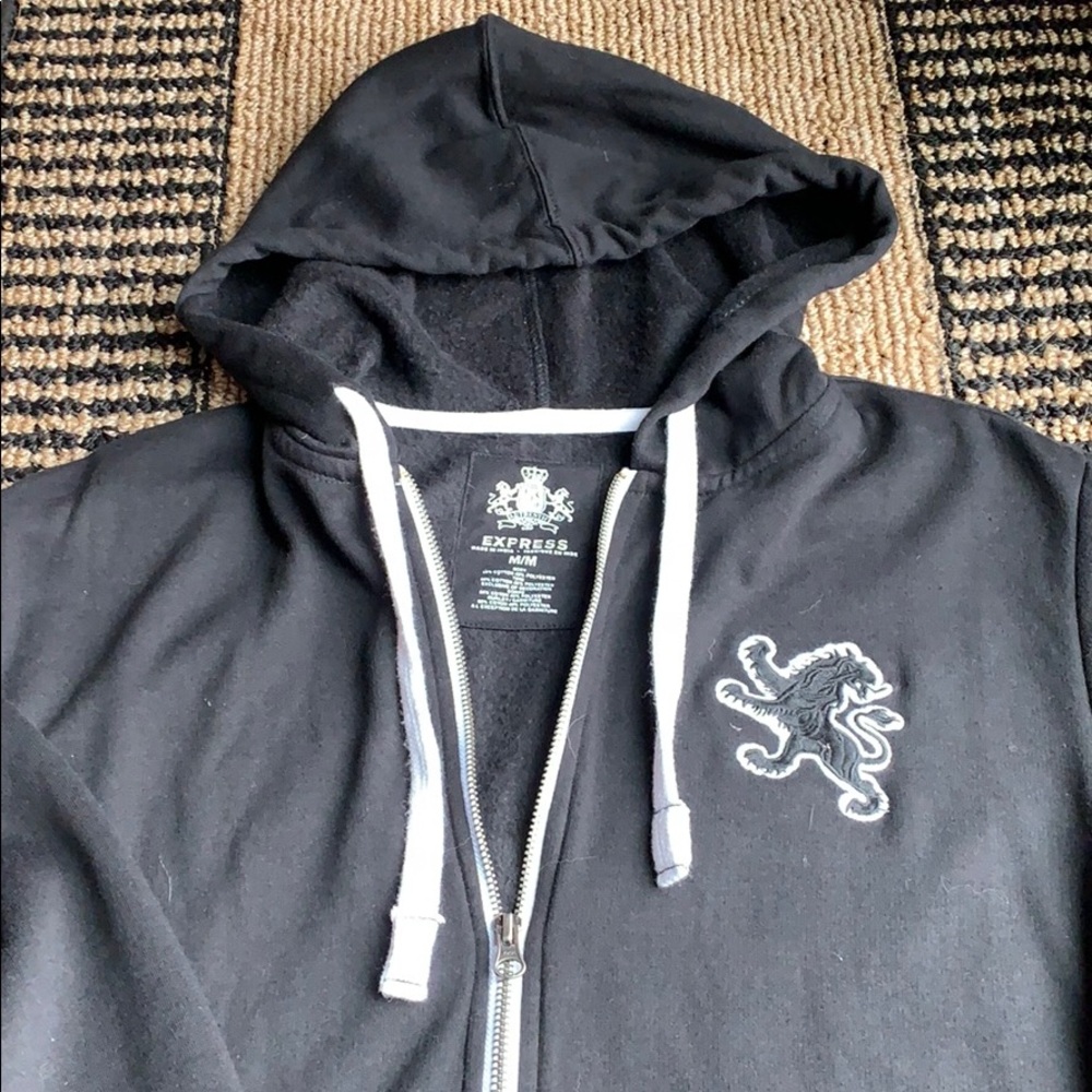 Express men’s medium black sweatshirt NWOT